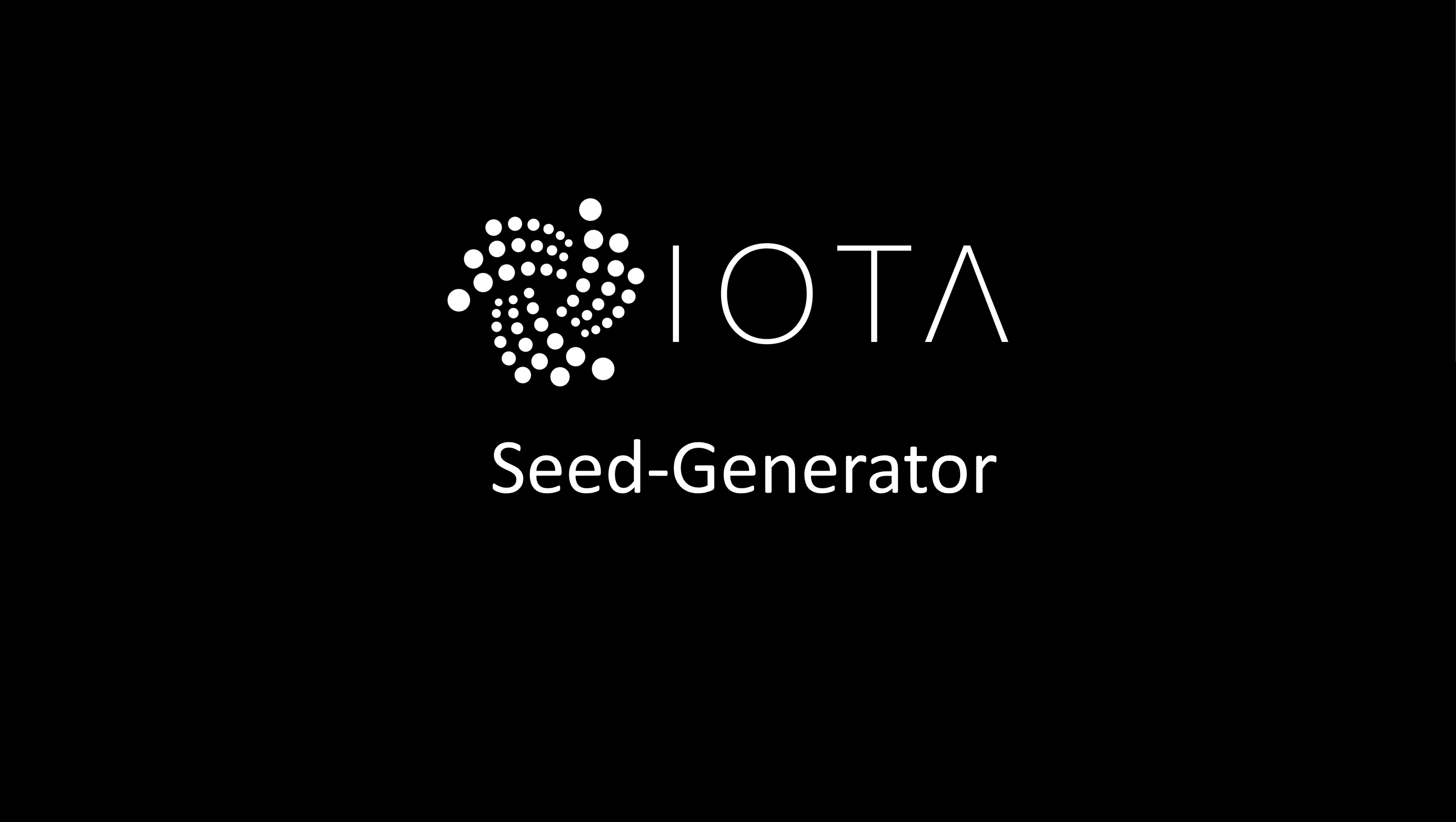 IOTA Seed-Generator