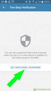 Telegram X Two-Factor-Authentication Anleitung Tutorial Password